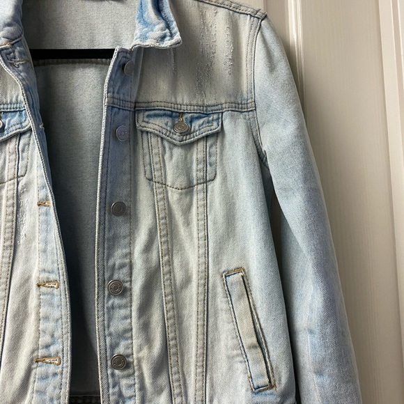 Brand Melville Distressed Denim Jacket - Picture 2 of 7